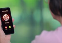 Online & Phone Scams: What They Look Like, Who They Target, and How to Protect Your Family Phone displaying a scam call warning for online and phone scam protection